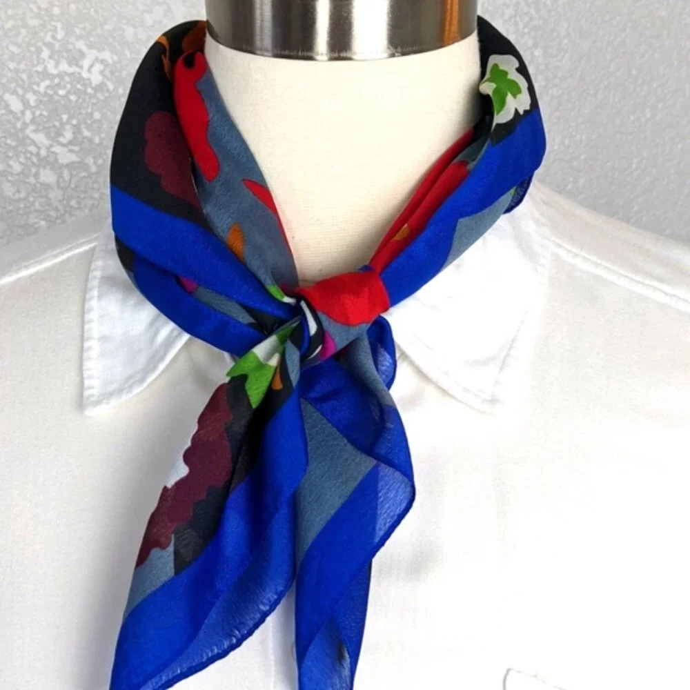 Vintage Lou Lou Cacharel Square Scarf 23
